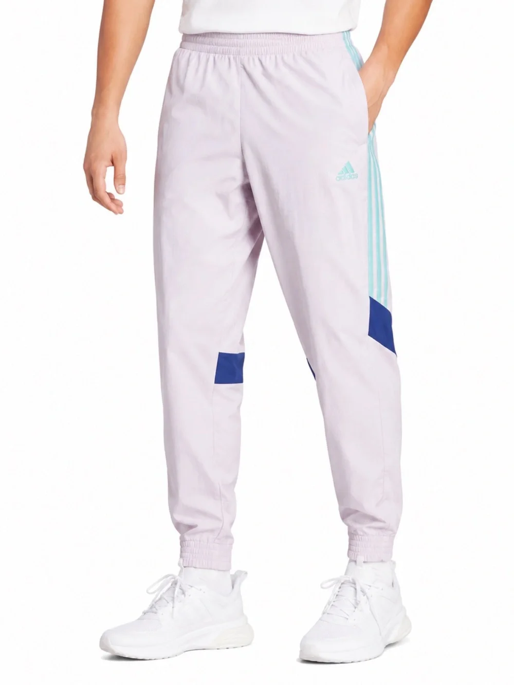 NWT! Adidas Tiro Woven Track Jogger Pants Silver Dawn Men’s Medium